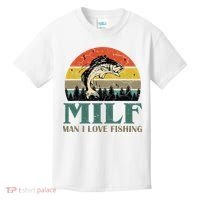 Man I Love Fishing Funny Kids T-Shirt thumb 0