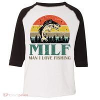 Man I Love Fishing Funny Toddler Fine Jersey T-Shirt thumb 0