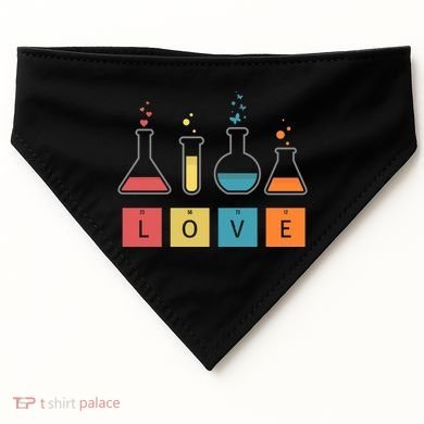 Man I Love Science Chemistry Set USA-Made Doggie Bandana