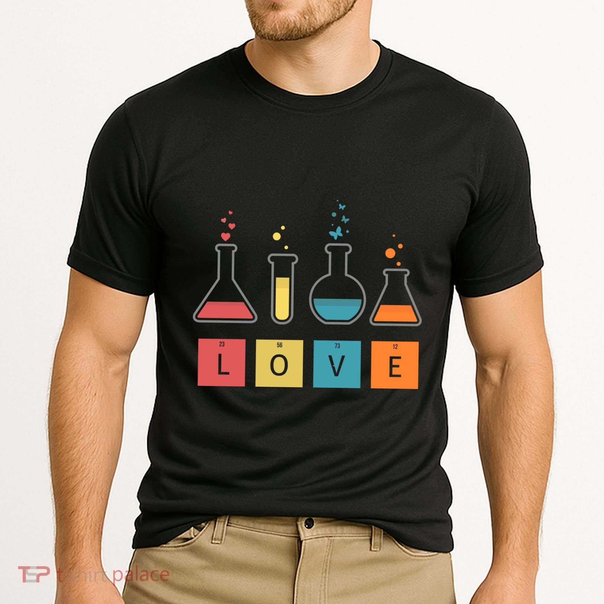 Man I Love Science Chemistry Set Cooling Performance Crew T-Shirt
