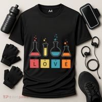 Man I Love Science Chemistry Set Cooling Performance Crew T-Shirt thumb 3
