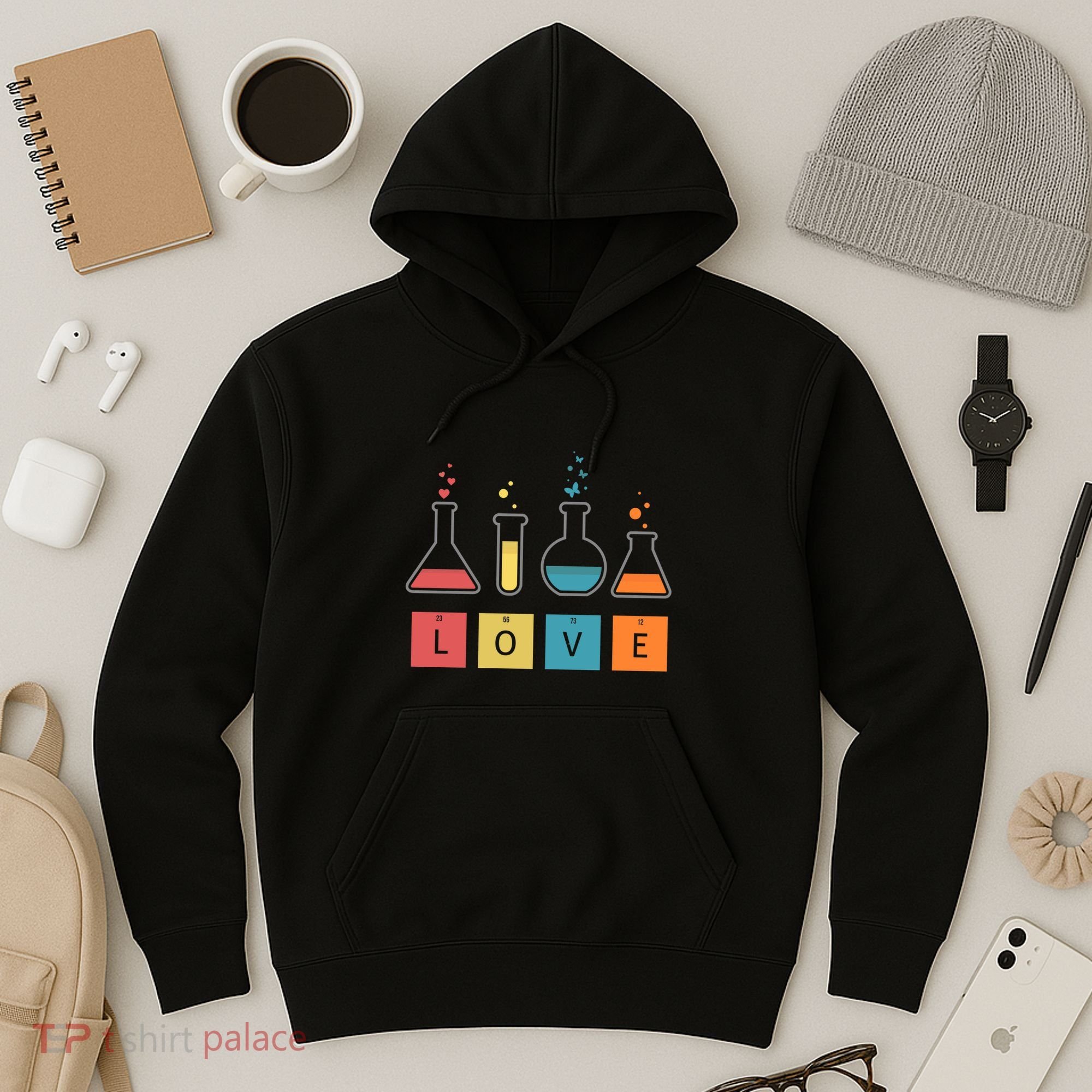Man I Love Science Chemistry Set Hoodie