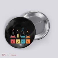Man I Love Science Chemistry Set Button thumb 0