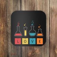 Man I Love Science Chemistry Set Coaster thumb 0