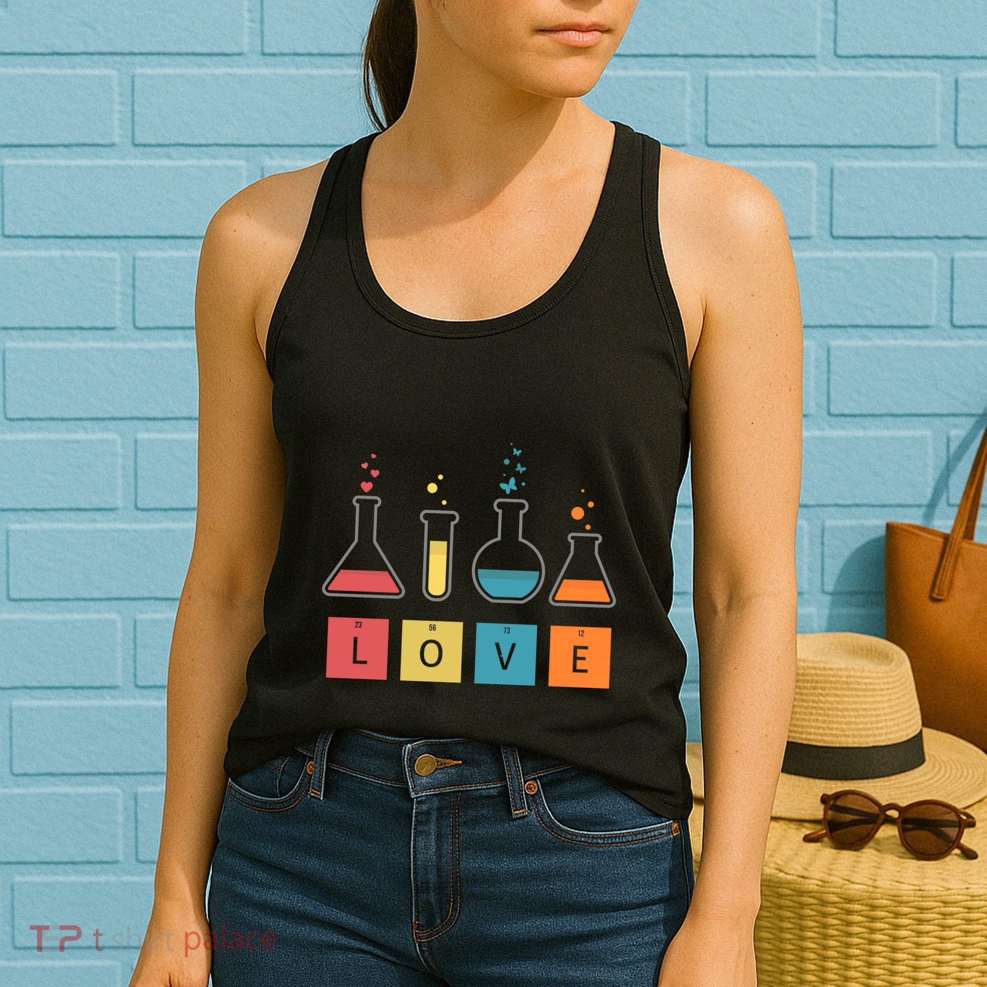 Man I Love Science Chemistry Set Women's Tank Top