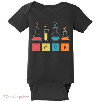 Man I Love Science Chemistry Set Baby Bodysuit