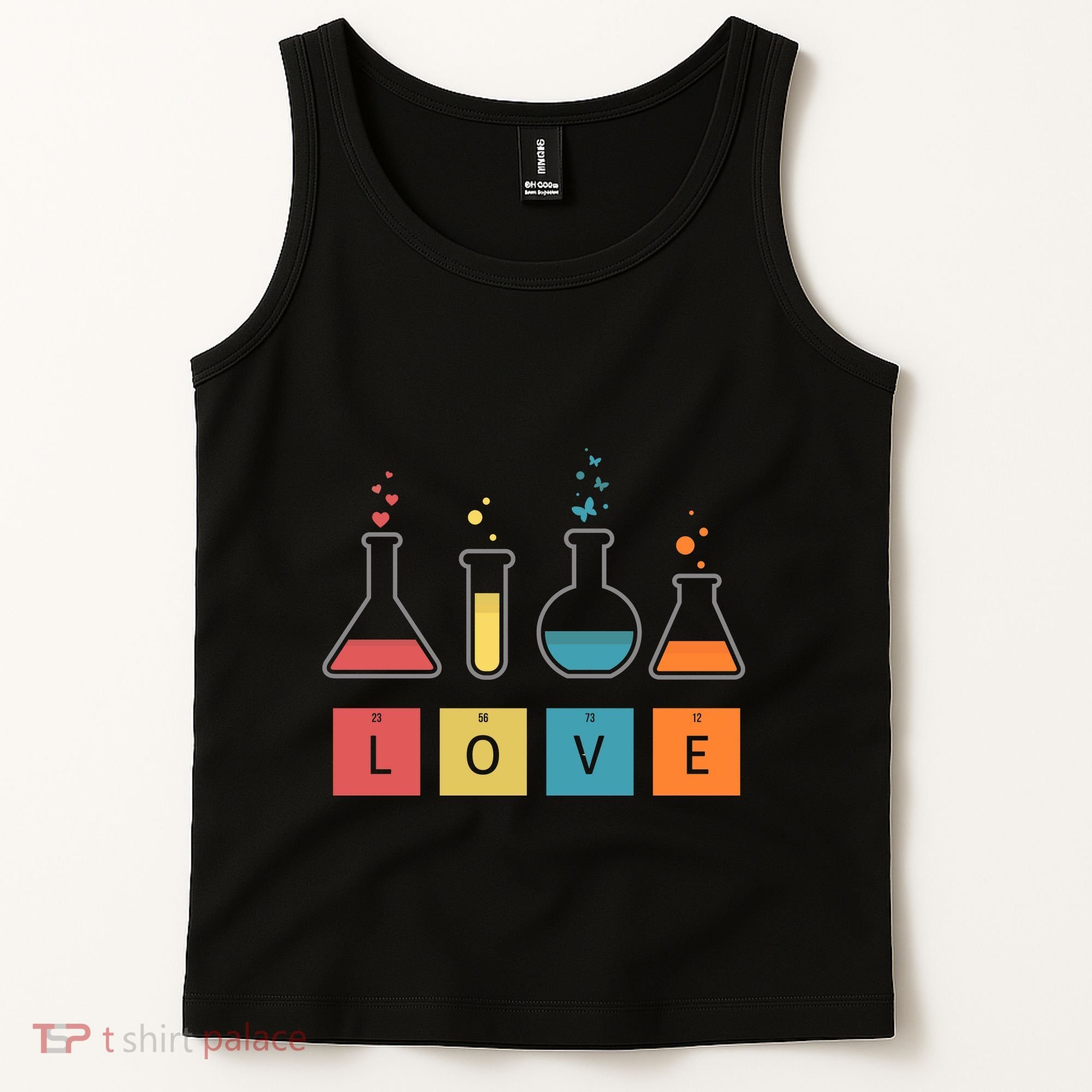 Man I Love Science Chemistry Set Tank Top