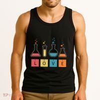 Man I Love Science Chemistry Set Tank Top thumb 3