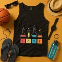 Man I Love Science Chemistry Set Tank Top thumb 4