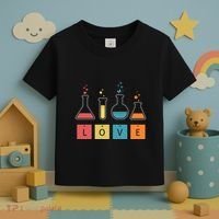 Man I Love Science Chemistry Set Toddler T-Shirt thumb 3