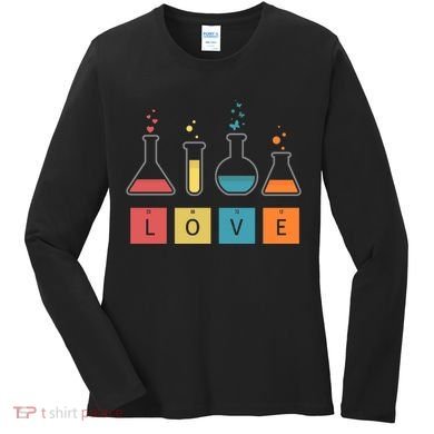 Man I Love Science Chemistry Set Women's Long Sleeve Shirt