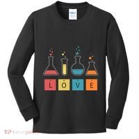 Man I Love Science Chemistry Set Kids Long Sleeve Shirt thumb 0