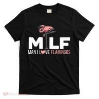 Man I Love Flamingos Bird Lover Summer T-Shirt thumb 0