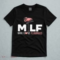Man I Love Flamingos Bird Lover Summer T-Shirt thumb 5