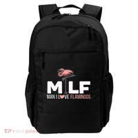 Man I Love Flamingos Bird Lover Summer Backpack thumb 0