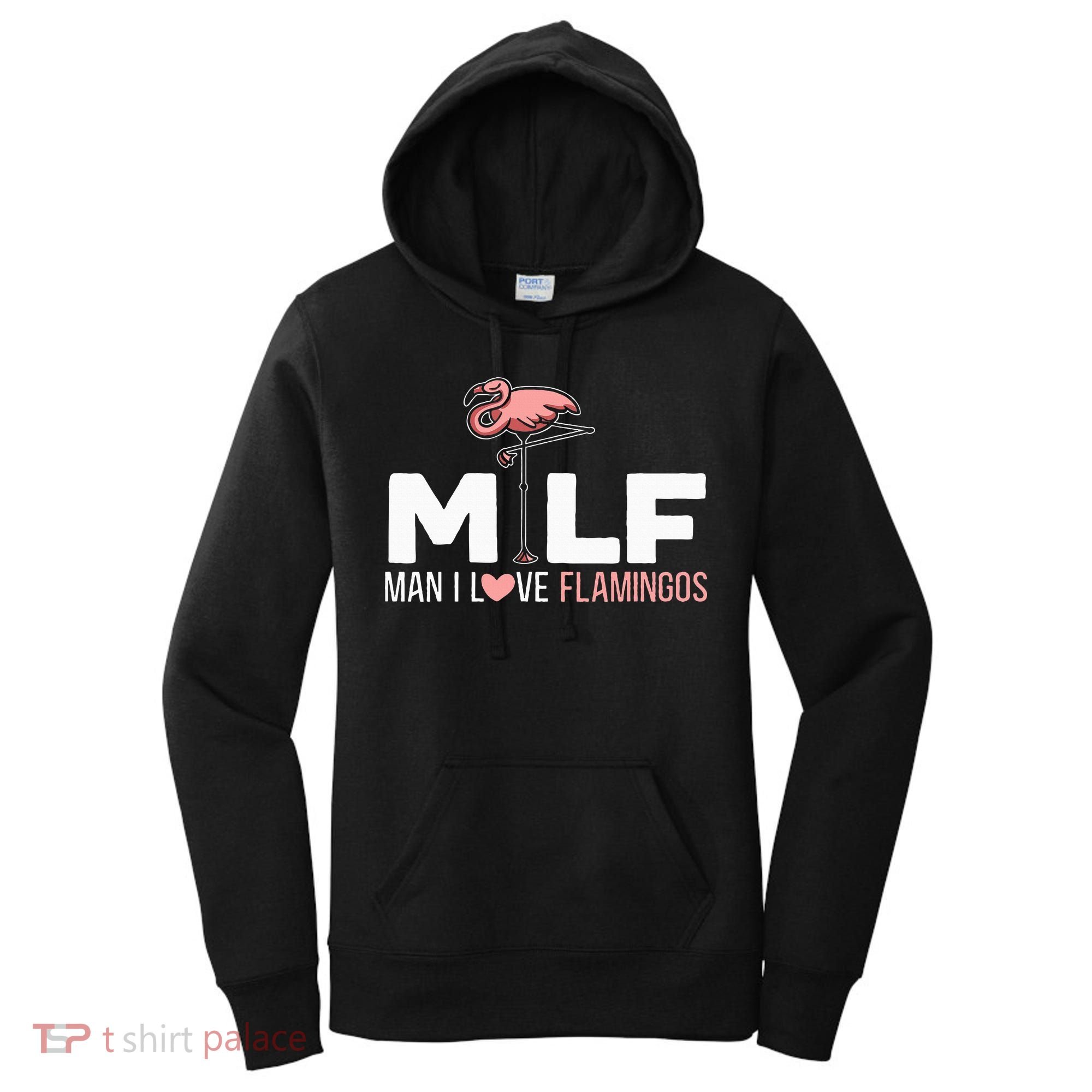 Man I Love Flamingos Bird Lover Summer Women's Hoodie