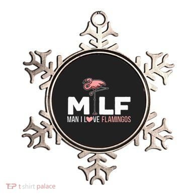 Man I Love Flamingos Bird Lover Summer Ornament