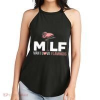 Man I Love Flamingos Bird Lover Summer Women's Perfect Tri Rocker Tank thumb 2
