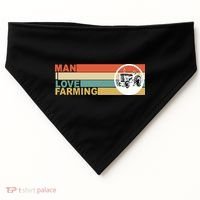 Man I Love Farming USA-Made Doggie Bandana thumb 0