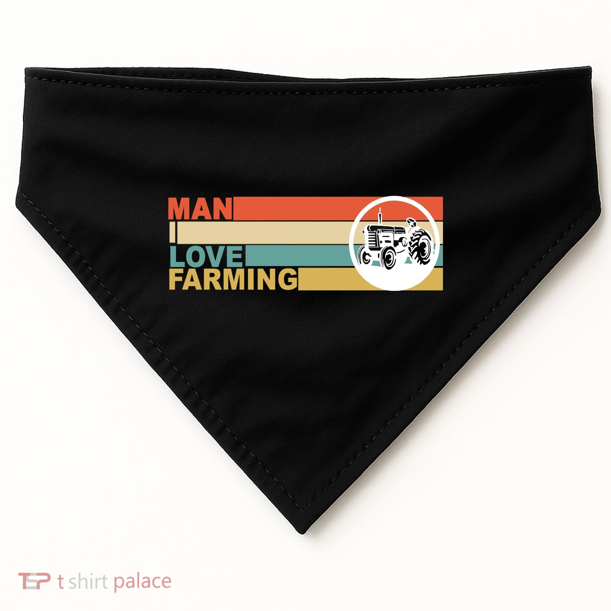 Man I Love Farming USA-Made Doggie Bandana