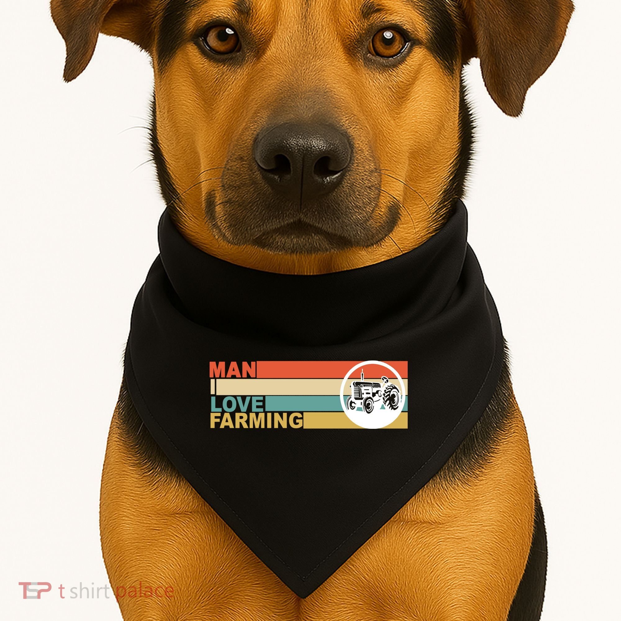Man I Love Farming USA-Made Doggie Bandana