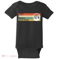 Man I Love Farming Baby Bodysuit thumb 0