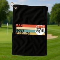 Man I Love Farming Golf Towel thumb 1