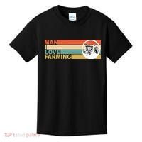 Man I Love Farming Kids T-Shirt thumb 0