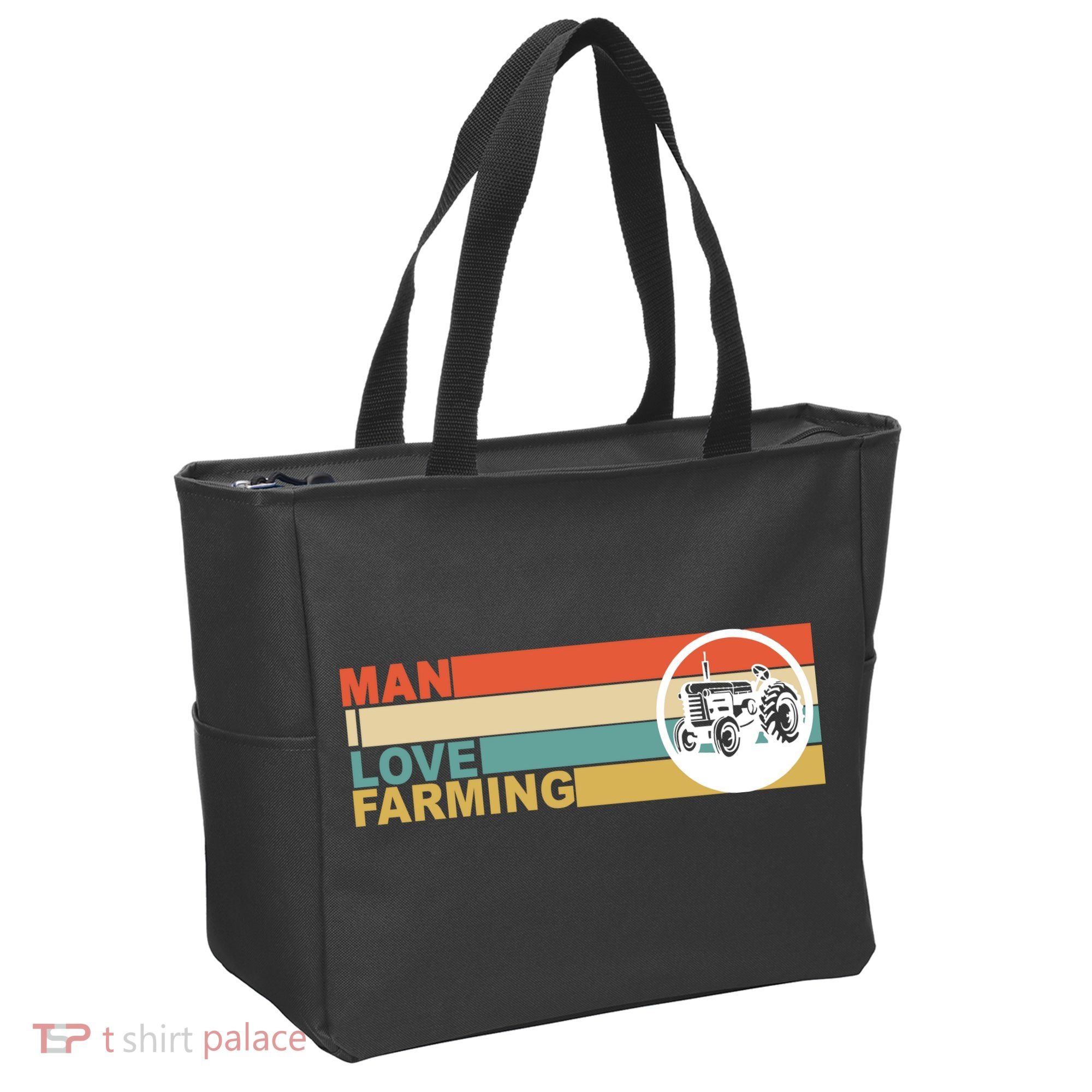 Man I Love Farming Tote Bag