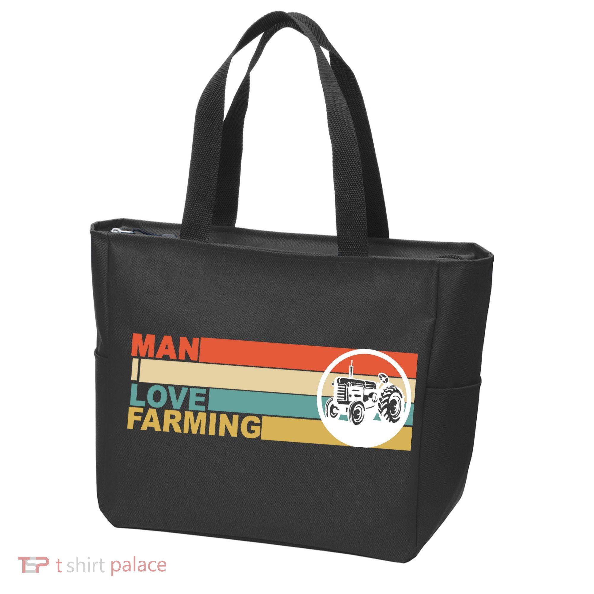 Man I Love Farming Tote Bag