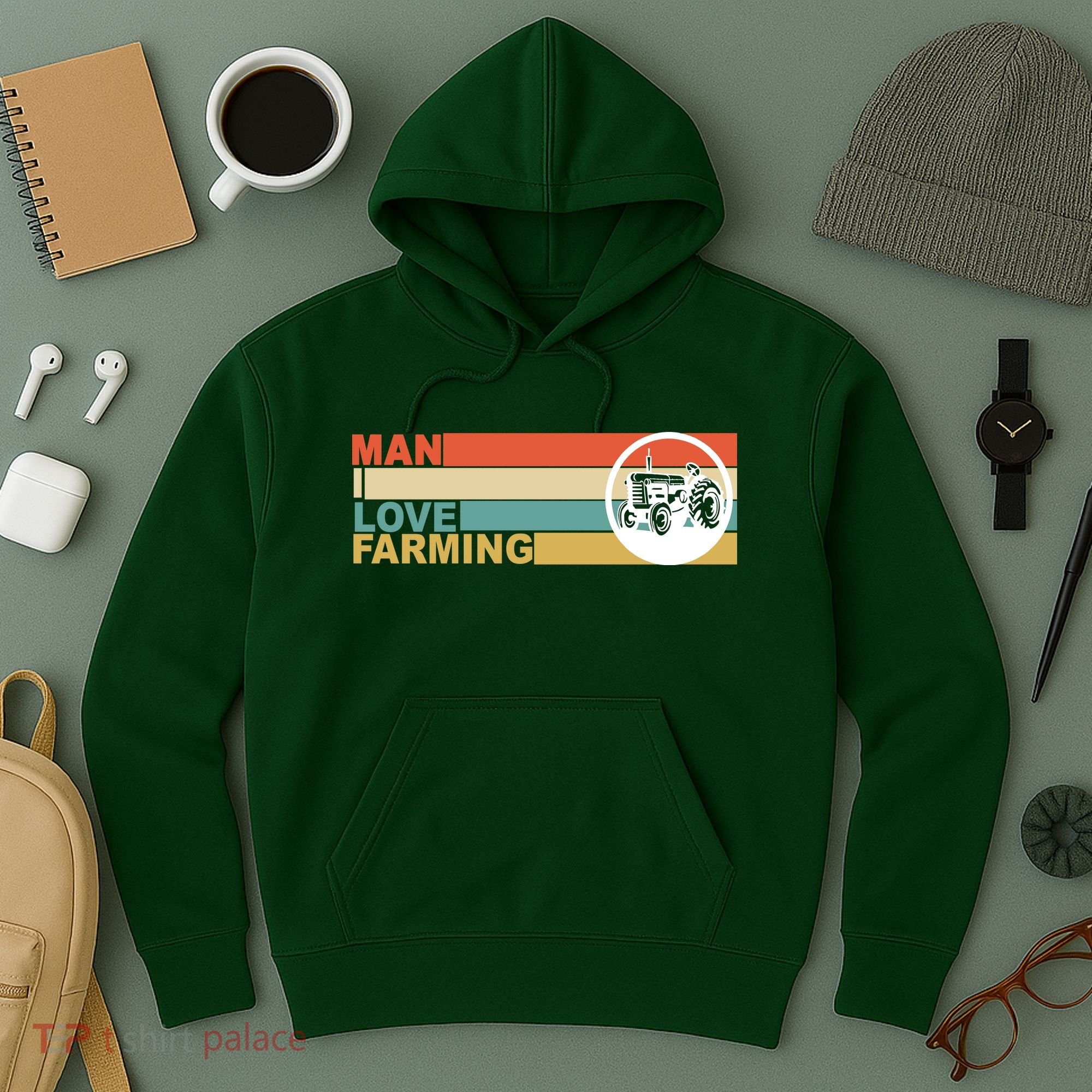 Man I Love Farming Hoodie