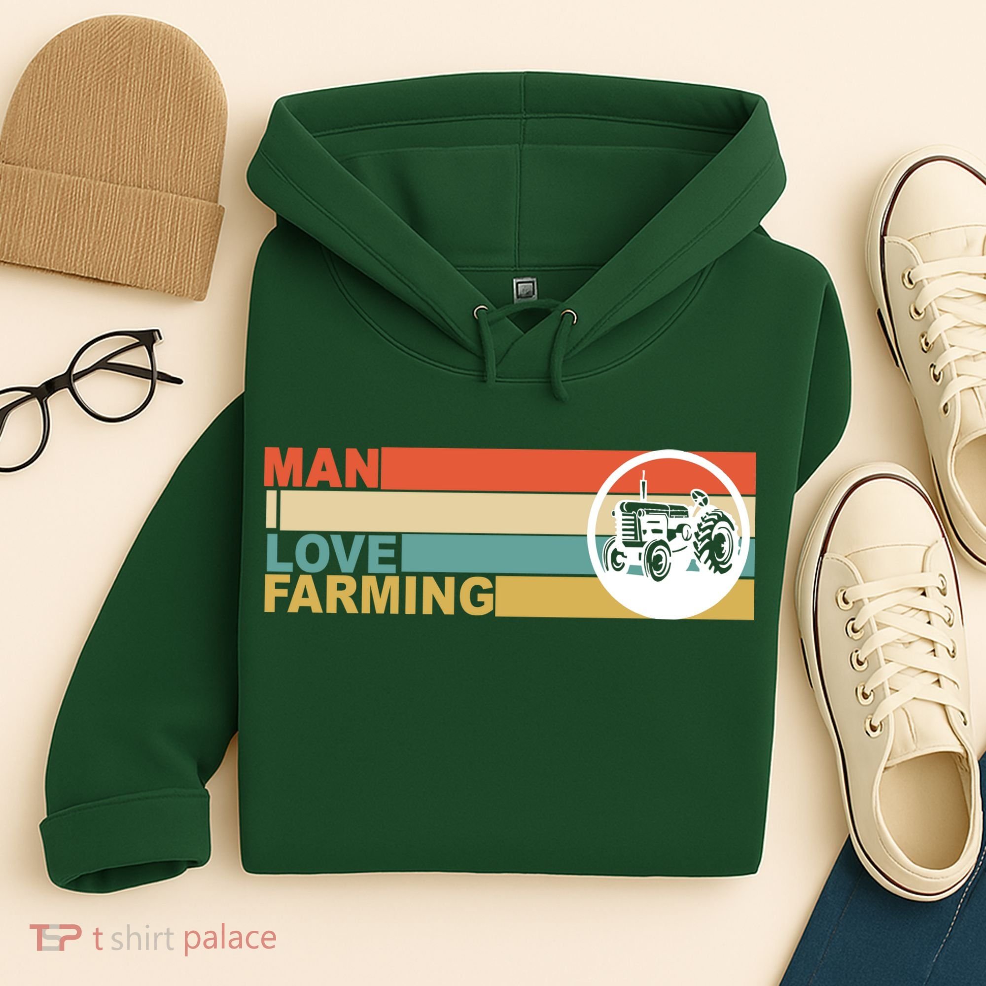 Man I Love Farming Hoodie