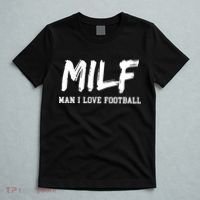 Man I Love Football MILF Funny Football T-Shirt thumb 5
