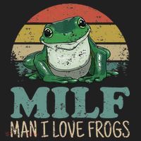 MILFMan I Love Frogs Funny Saying Tumbler thumb 3