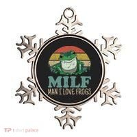 MILFMan I Love Frogs Funny Saying Ornament thumb 0