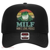 MILFMan I Love Frogs Funny Saying Hat thumb 0