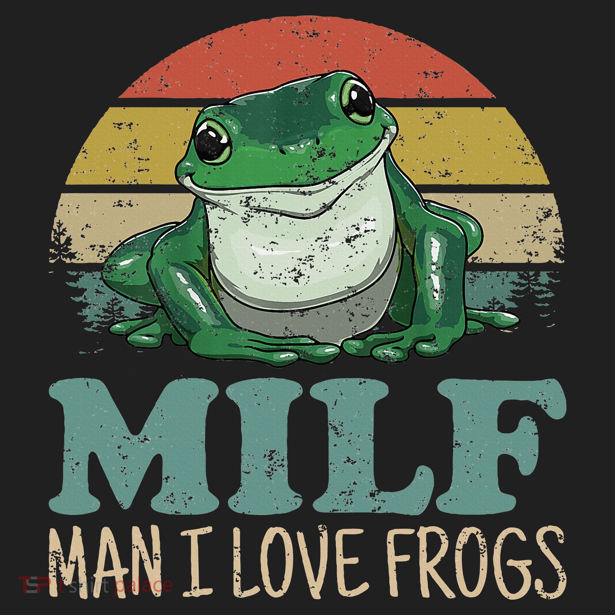 MILFMan I Love Frogs Funny Saying Hat