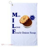 Man I Love French Onion Soup Golf Towel thumb 0