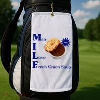 Man I Love French Onion Soup Golf Towel thumb 2