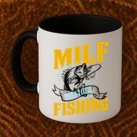 Man I Love Fishing MILF Hook Camping Fish Funny Coffee Mug thumb 2