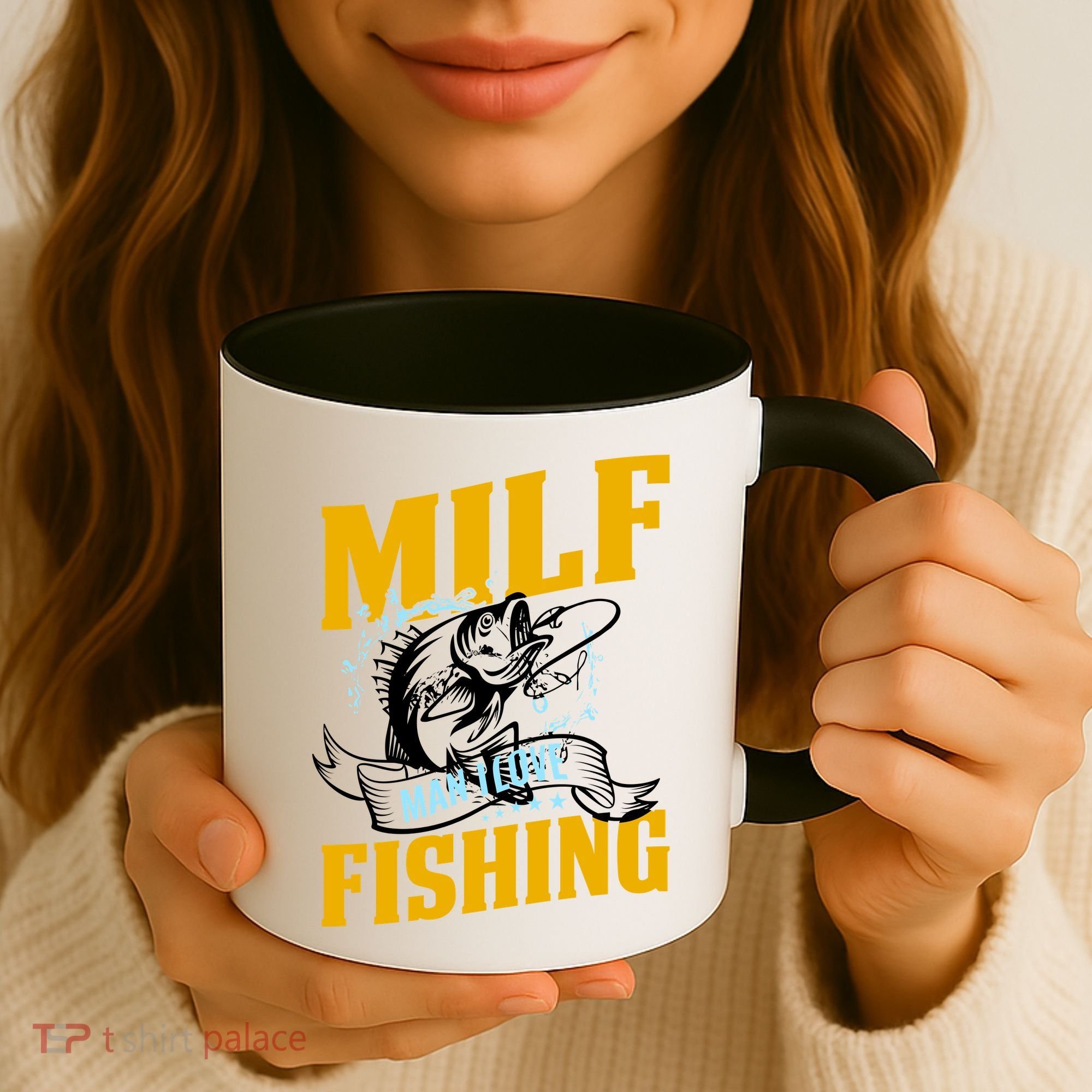 Man I Love Fishing MILF Hook Camping Fish Funny Coffee Mug
