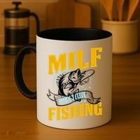 Man I Love Fishing MILF Hook Camping Fish Funny Coffee Mug thumb 4