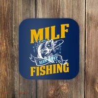 Man I Love Fishing MILF Hook Camping Fish Funny Coaster thumb 0