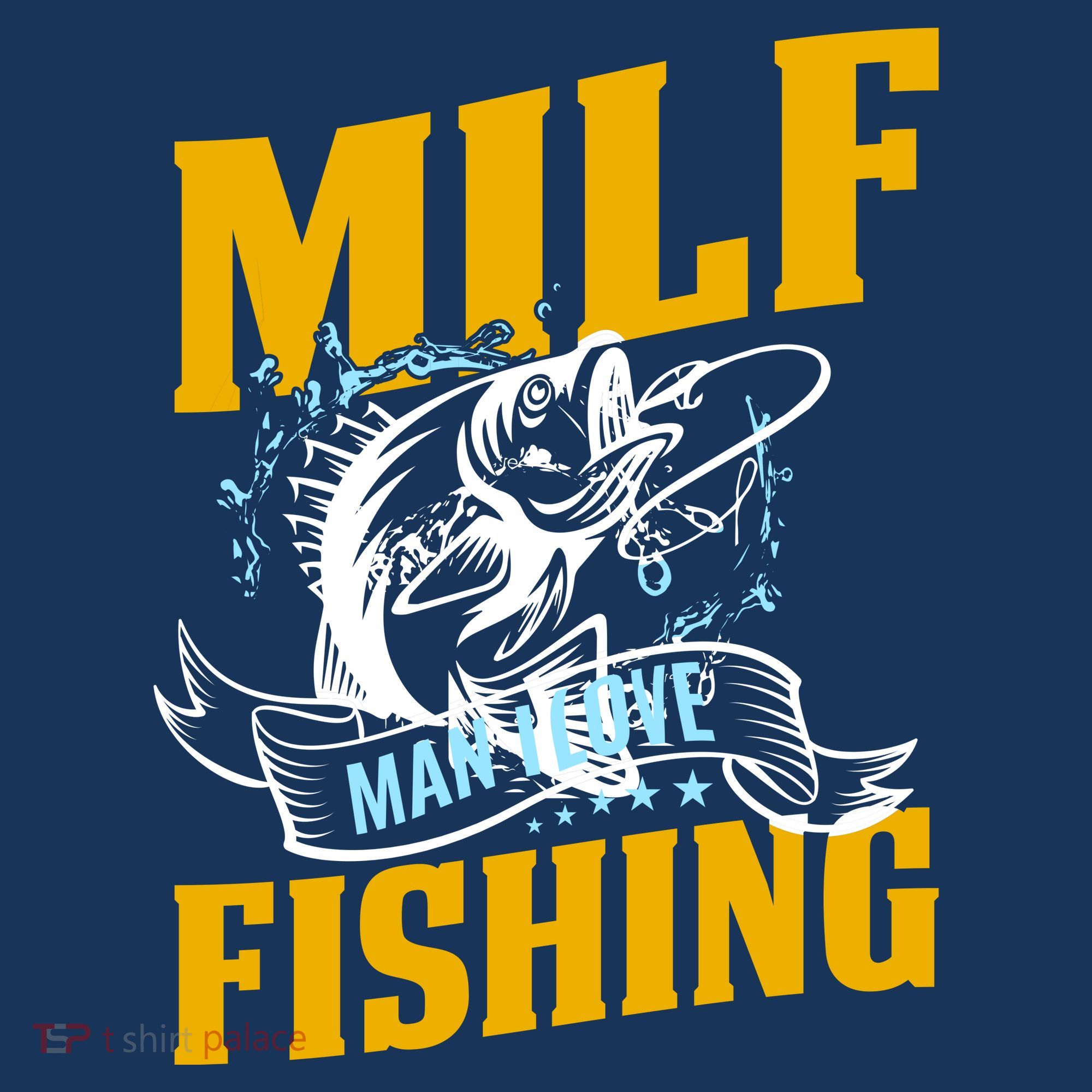 Man I Love Fishing MILF Hook Camping Fish Funny Women's Hoodie