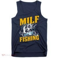Man I Love Fishing MILF Hook Camping Fish Funny Tank Top thumb 0
