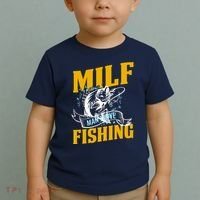 Man I Love Fishing MILF Hook Camping Fish Funny Toddler T-Shirt thumb 2