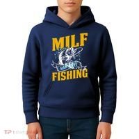 Man I Love Fishing MILF Hook Camping Fish Funny Kids Hoodie thumb 4