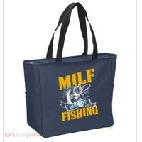 Man I Love Fishing MILF Hook Camping Fish Funny Tote Bag thumb 2