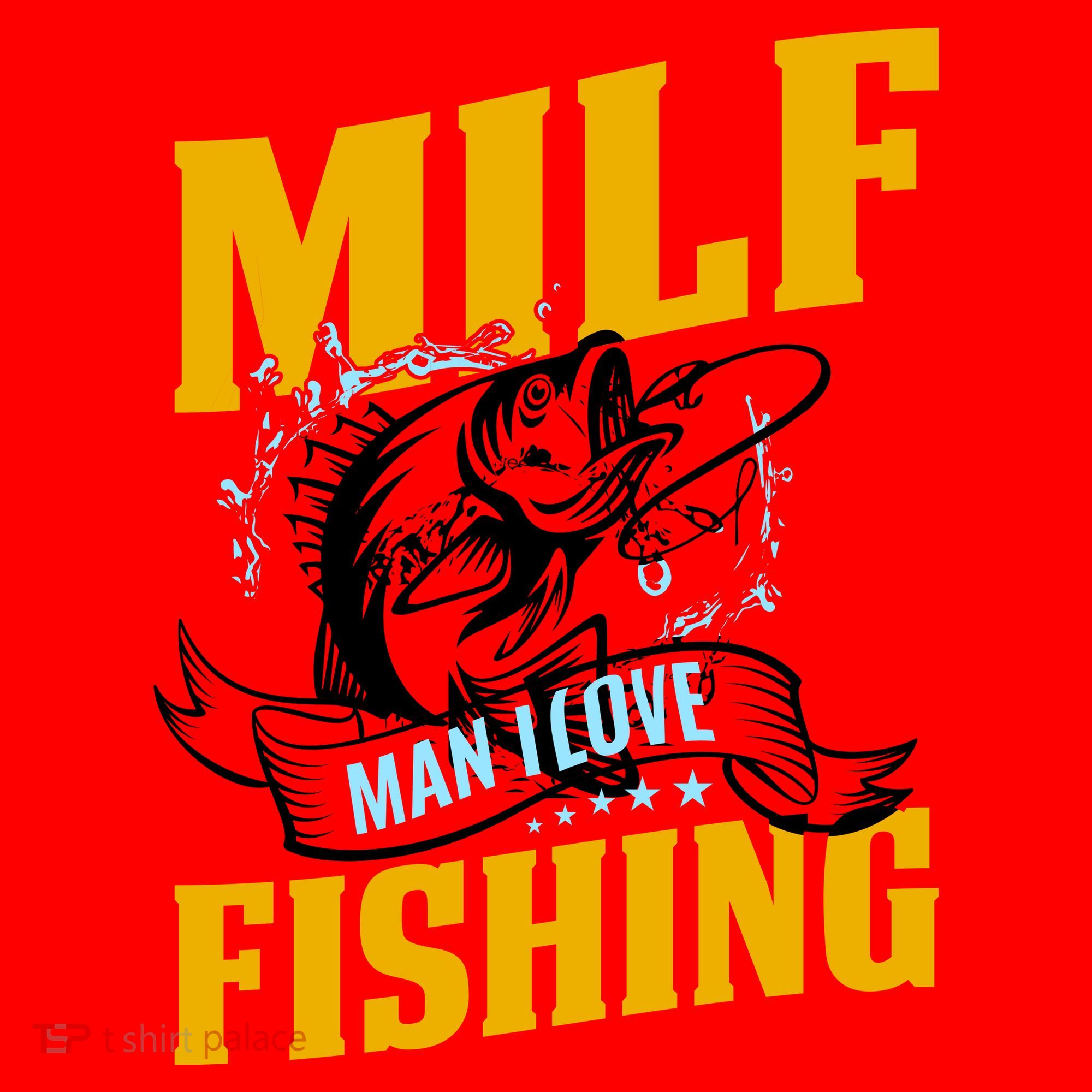 Man I Love Fishing MILF Hook Camping Fish Funny Santa Hat