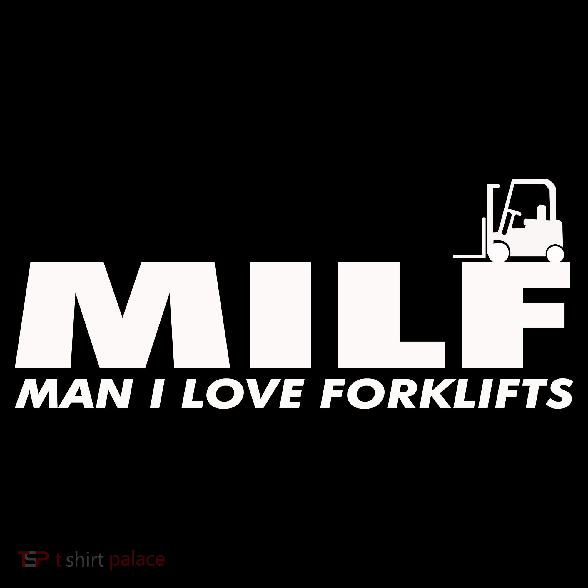 Man I Love Forklifts Gift Apron